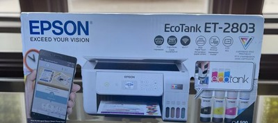 NEW Epson Ecotank  ET-2803 All-In-One Wireless Printer White