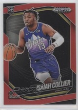 2024-25 Panini Prizm Black Red Prizm 121/299 Isaiah Collier #32 1m3y