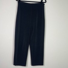 Vintage Chico's Design Black Side Zip Pant Women's Size Medium Chico's Size 1 