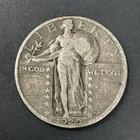 1929-P Standing Liberty Quarter 25c Silver Coin ~ 90% Silver