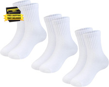 Boys Crew Socks Seamless Kids School Uniform Socks Girls Striped Breathable Cott