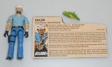 Vintage 1985 USN Shipwreck & Polly G.I. GI Joe USS Flagg Sailor Figure 3.75 ARAH