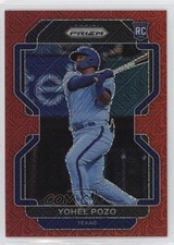 2022 Panini Prizm Tier II Red Mojo Prizm 2/149 Yohel Pozo #220 0s2w