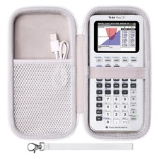 Protective White Case for TI-84 Plus CE/TI-Ns...