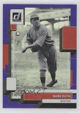 2022 Panini Donruss Variation Holo Purple Babe Ruth (Throwing) #229 HOF 0m0g