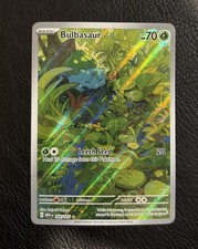 Bulbasaur 166/165 Sv: Scarlet & Violet 151 Holo Illustration Rare