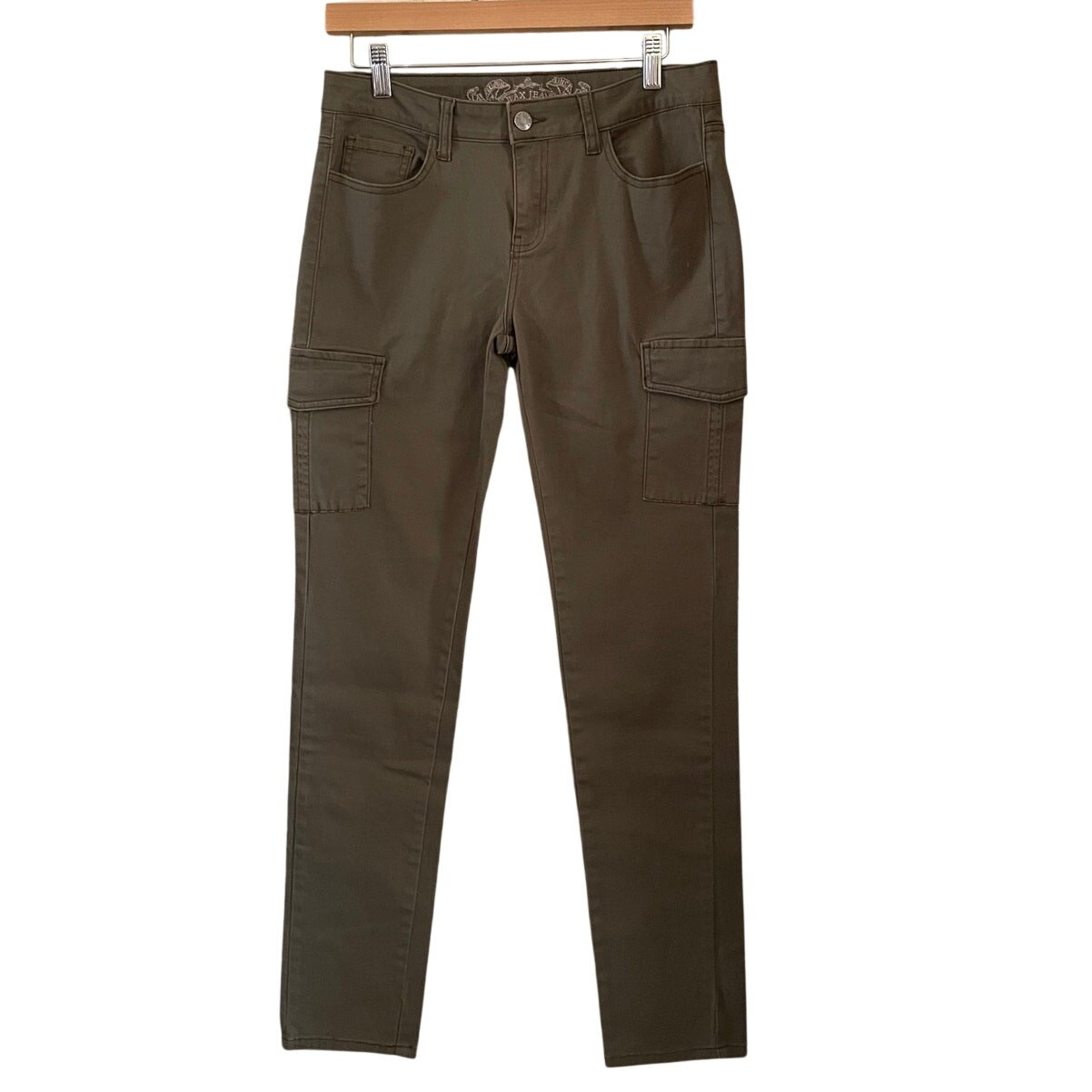Skinny Cargo Pants Olive Green Junior Size 11