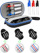 Golf Ball Line Marker Tool - Perfect Golf Ball Marking Tool Golf with Case - 3