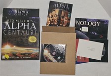 Sid Meier's Alpha Centauri PC, 1998 Big Box Gatefold Complete