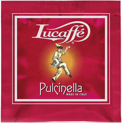 Lucaffe' Pulcinella ESE Espresso Paper Pods 40 Count in Bulk Packaging (Pack of 