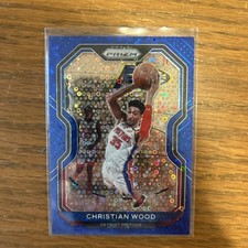 2020-21 Panini Prizm Fast Break Blue Prizm /175 Christian Wood #217