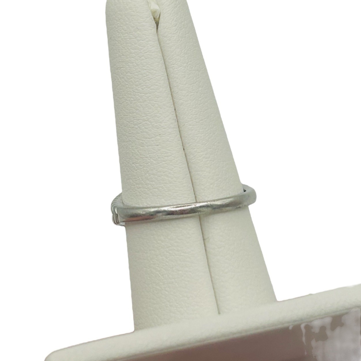 Solid Sterling Silver 925 Ring Size 8 Red Princes… - image 3