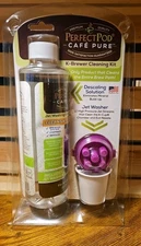 Perfect Pod Cafe Pure K-Brewer Cleaning Kit w/Descaling Solution Kit