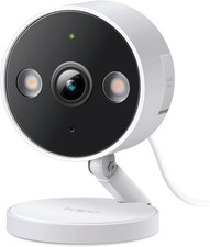 Tapo C120 2K Wired Security Camera Indoor Outdoor Color Night Vision White