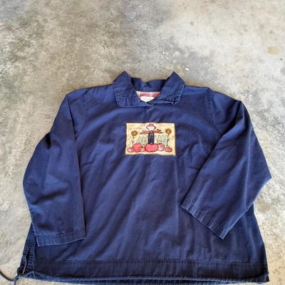 Christopher-banks Women's Navy and Blue Shirt