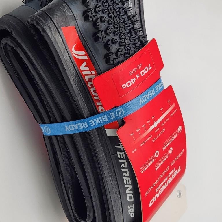 Vittoria Terreno T50 700x40 Mixed Bike Tires Black Tubeless Folding G2.0 2-PACK