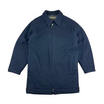 Rockport Herren Wollmantel dunkelblau klein gesteppt gefüttert Jacke