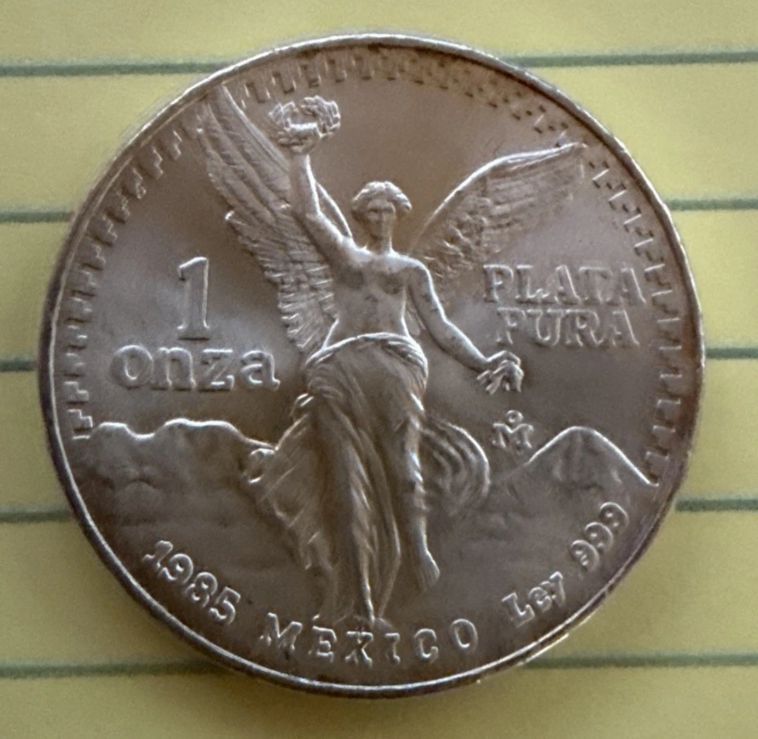 Uncertified 1 oz Precious Metal Content per Unit 1985 Silver
