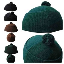 Muslim Premium Kufi Turkish Wool Prayer Hat Men's Woollen Skull Cap Topi