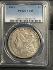 1893 P Morgan Silver Dollar PCGS XF-45