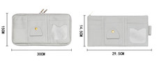 Car Sun Visor Organizer Multi-Pocket Storage Holder Car Accessories Universal UK