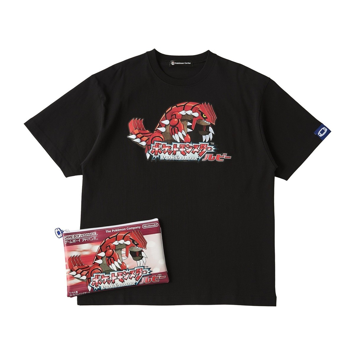 Pokémon Center SF2026 Tシャツ YOUTH XL Pokemon Center Release Year Package T-Shirt in Pouch Pokémon Ruby