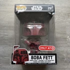 Funko Pop! Vinyl Star Wars Boba Fett (10" inch) RED Target Exclusive Mandalorian