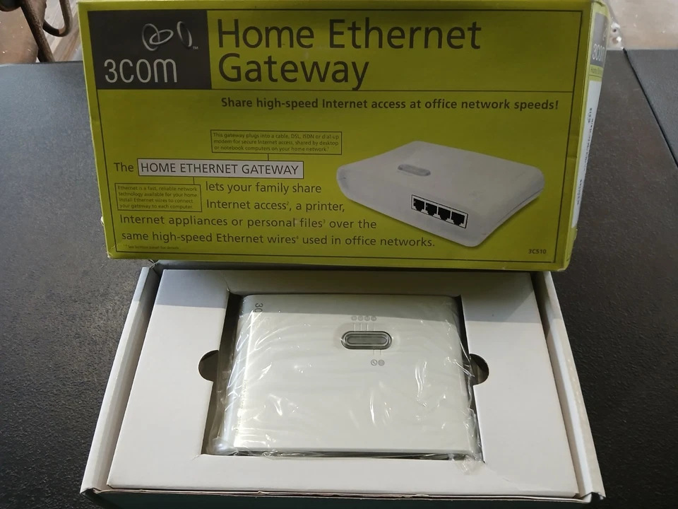 Home Ethernet Gateway Hub White Internet Splitter for Office - Image 3 of 4