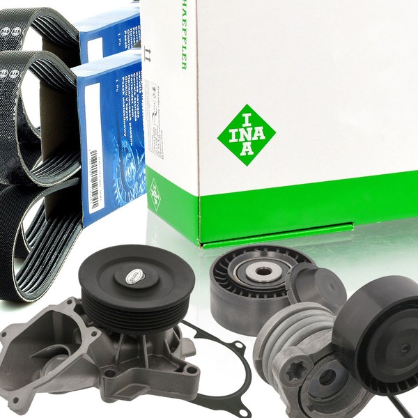 Bosch 6PK1840 4PK830 Keilrippenriemen-Satz + Spanner Wapu FüR BMW E81 E87 E90-image