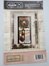 A PEEK FROM SANTA  Primitive Wool Pattern / Buttermilk Basin