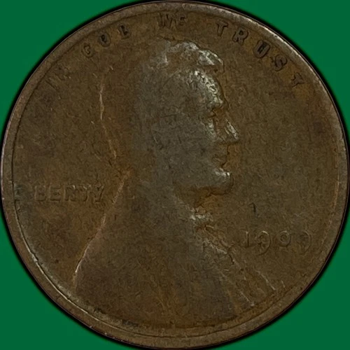 1909-VDB Lincoln Wheat Cent Good G Coin #33669