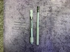Made in USA Excel Pin Vise w/4 drill bits 1/16 & Aircraft Special Screw Starter
