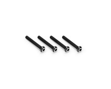 JConcepts 3x22mm Titanium Top Hat Screws Black 4 JCO5143-2