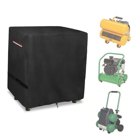 Cover, 22.5"l X 18"w X 22.5"h Black Portable Air Compressor