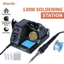 130W Digital  Soldering iron Station Quick Heat Adjustable Temp Welding Kit