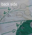 Antique 6-Pc ART DECO Ensemble MADEIRA Linen Runners Hand Embroidered Appliqued — photo 10
