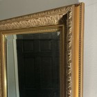 19century Gold Gilded Mirror with intricate Design — photo 1