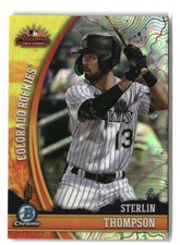 2024 Bowman Chrome #AFLS-8 Sterlin Thompson 2023 AFL Fall Stars