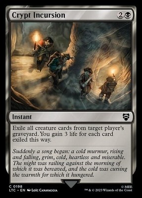 Crypt Incursion ~ Commander: Der Herr der Ringe [ NM ] [ Magic MTG ]