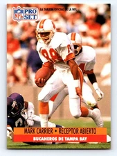1991 Pro Set Spanish #667 Mark Carrier Fresh Break EX-EXMINT