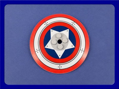 LEGO  Radar Schüssel Dish 8x8 Captain America Shield 3961pb13 Super Heroes V