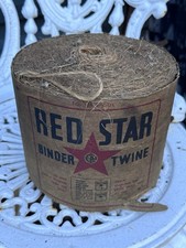 Red Star Baler Binder Sisal Twine Vintage Single Reel / Spool