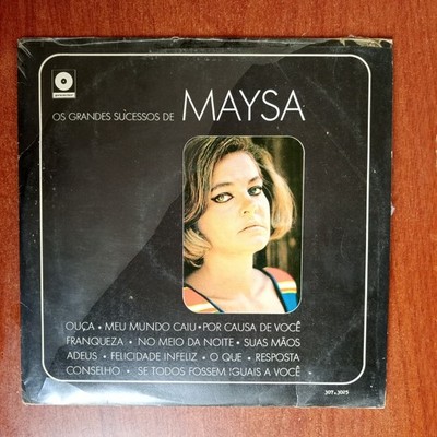 Maysa - Os Grandes Sucessos [1968] Vinyl LP Folk Vocal Samba Premier Brazil