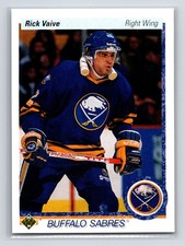 1990-91 Upper Deck - Rick Vaive #376 Buffalo Sabres Hockey Card