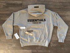 NEW Fear of God Essentials Hoodie Dark Oatmeal Size XS 100 Authentic  