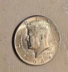 1964 Brilliant Uncirculated Kennedy 1st Year P (NO Mint Mark) Silver 1/2 $