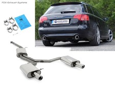  Duplex Komplettanlage ab Kat Audi A4 B7 8E Limo Avant 1.8T 1x90mm schräg