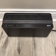 APC - Back-UPS 600VA 120V, 1 USB charging port, 7 NEMA outlets 2 surge 