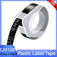 9mm Black 3D Embossing Tape 520109 For Dymo Organizer Express Pro Label Maker
