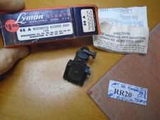 Vintage Lyman 66a Steel Receiver Sight Winchester 92 94 Remington 14 141 14 241